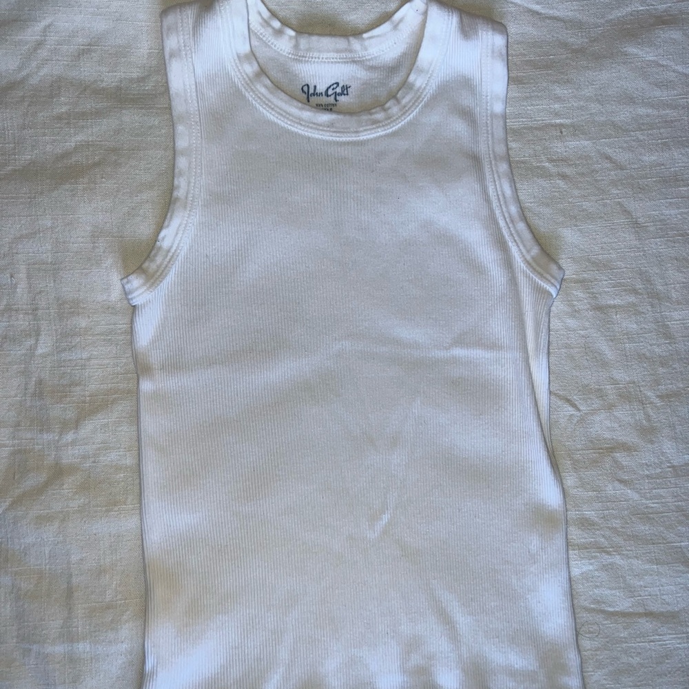 Basic white tank top